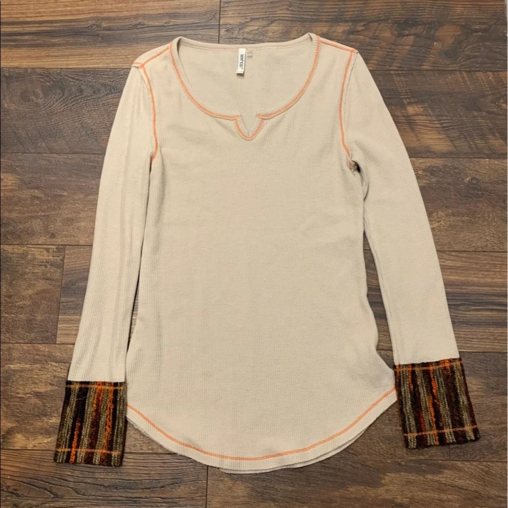 Women’s oatmeal thermal size small